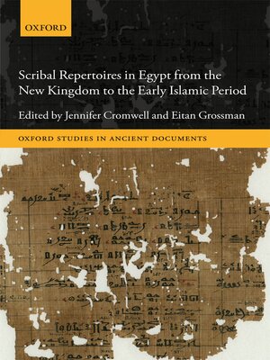 cover image of Scribal Repertoires in Egypt from the New Kingdom to the Early Islamic Period
